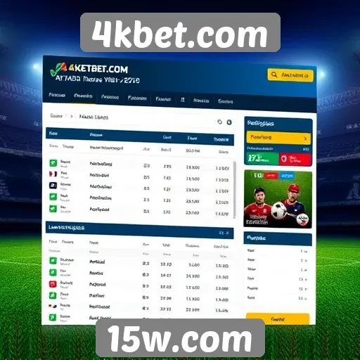 Análise da interface do usuário do 4kbet.com